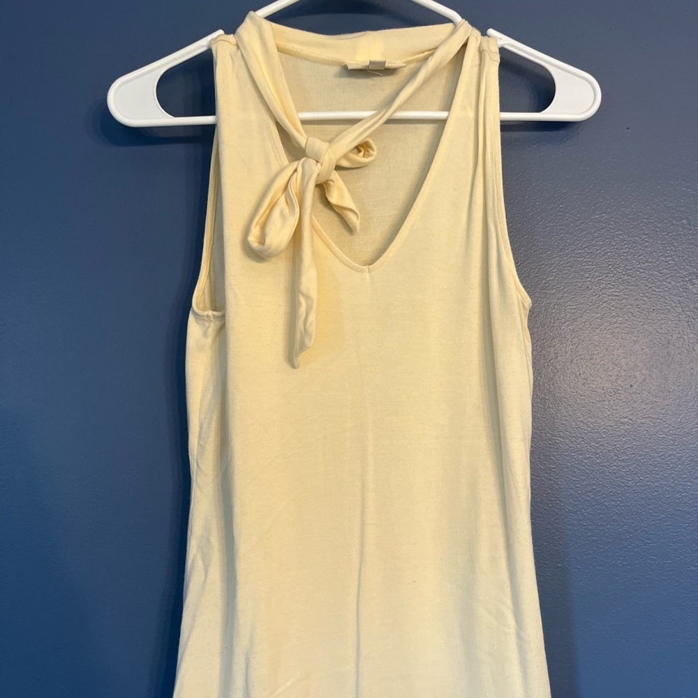 Mod Cloth, size small, cream colored necktie work top